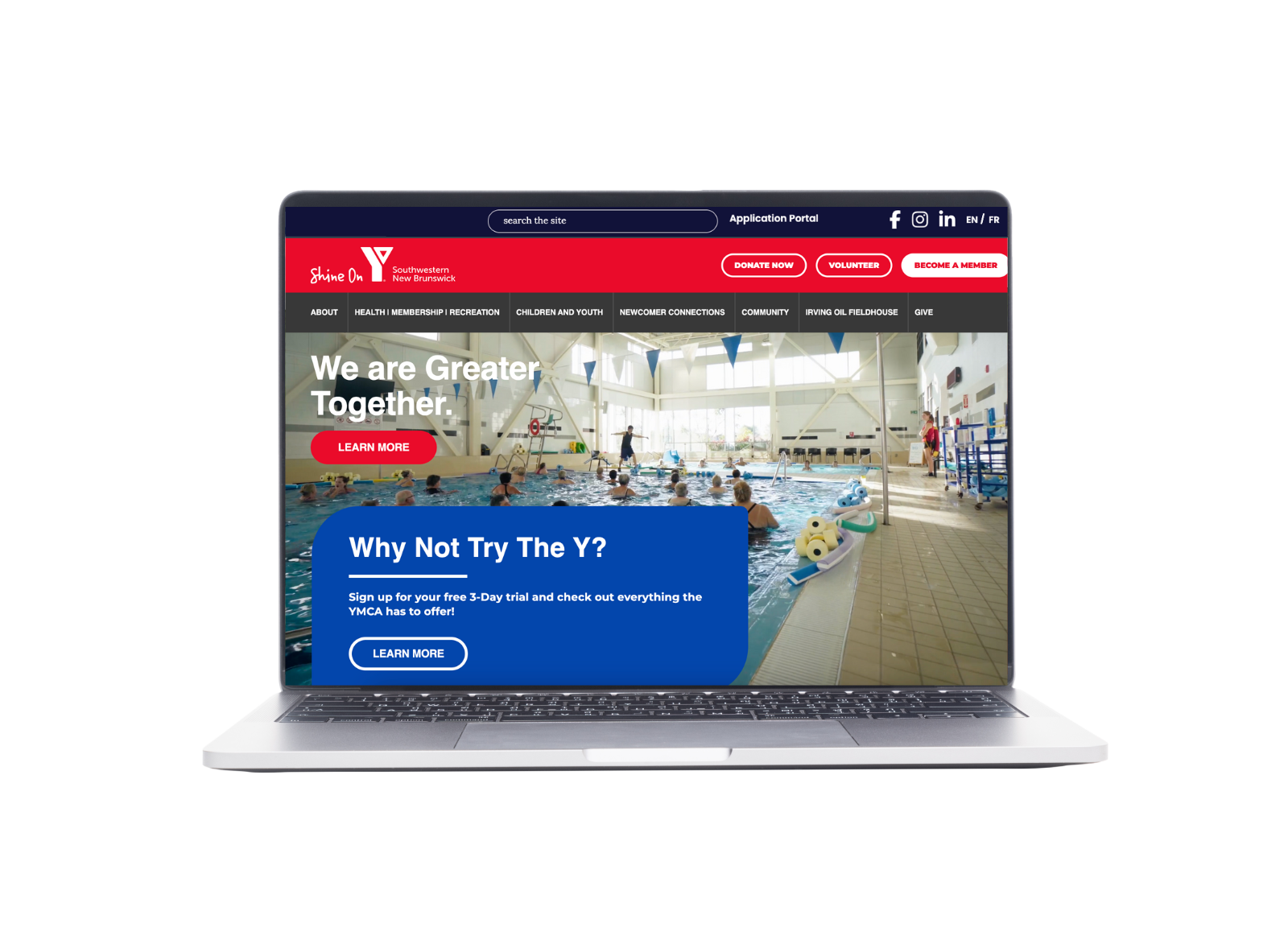 YMCA Custom Website Development YMCA Custom Website Development